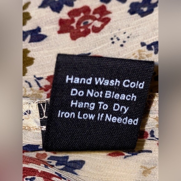 Sweet Wanderer Floral Babydoll Milkmaid Peasant Ruffle Top Women Size M Dainty - Picture 5 of 7